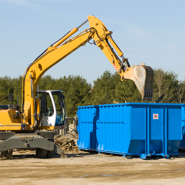 can i choose the location where the residential dumpster will be placed in Castorland New York